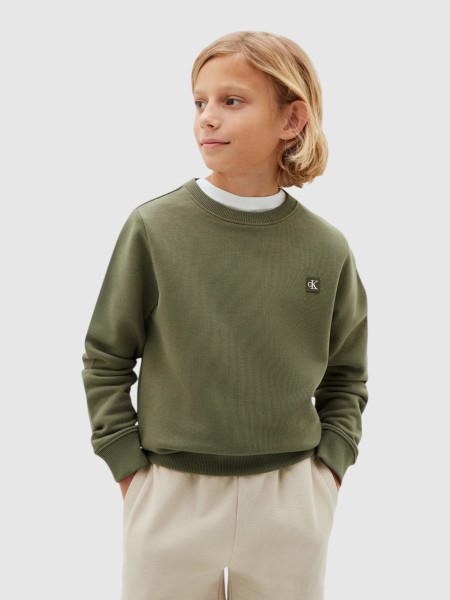 Sweatshirt Calvin Klein Menino Mini Badge Cn