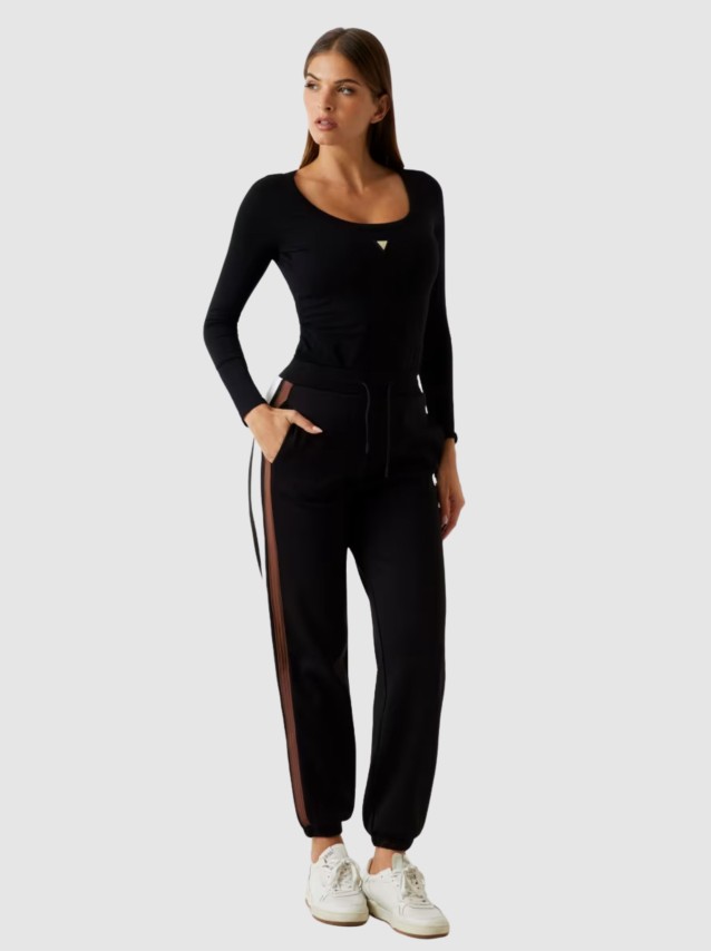 Body Guess Mulher Colette Ls Bodysuit