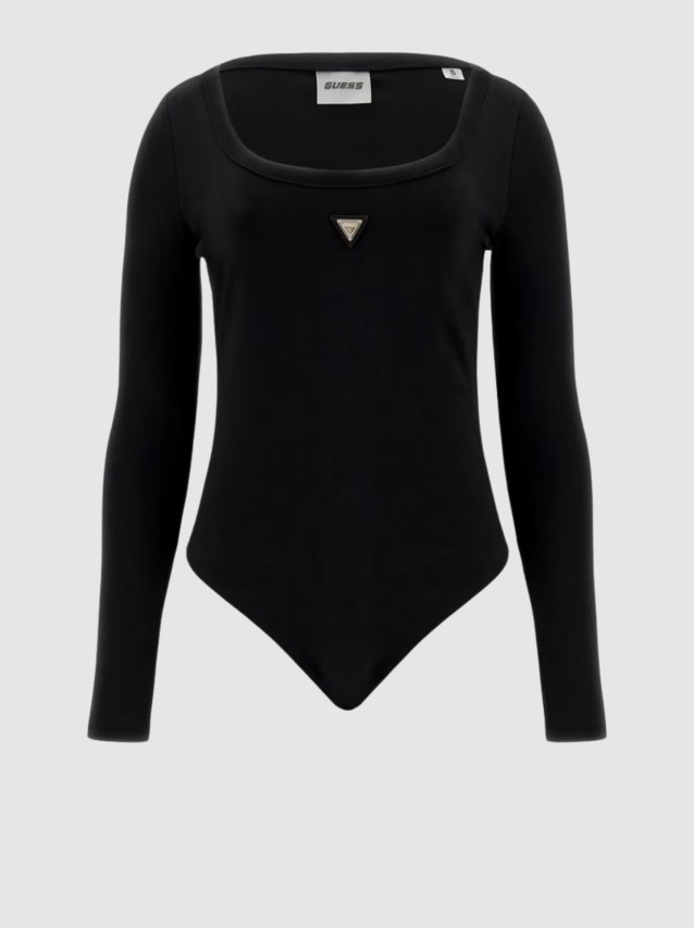 Body Guess Mulher Colette Ls Bodysuit