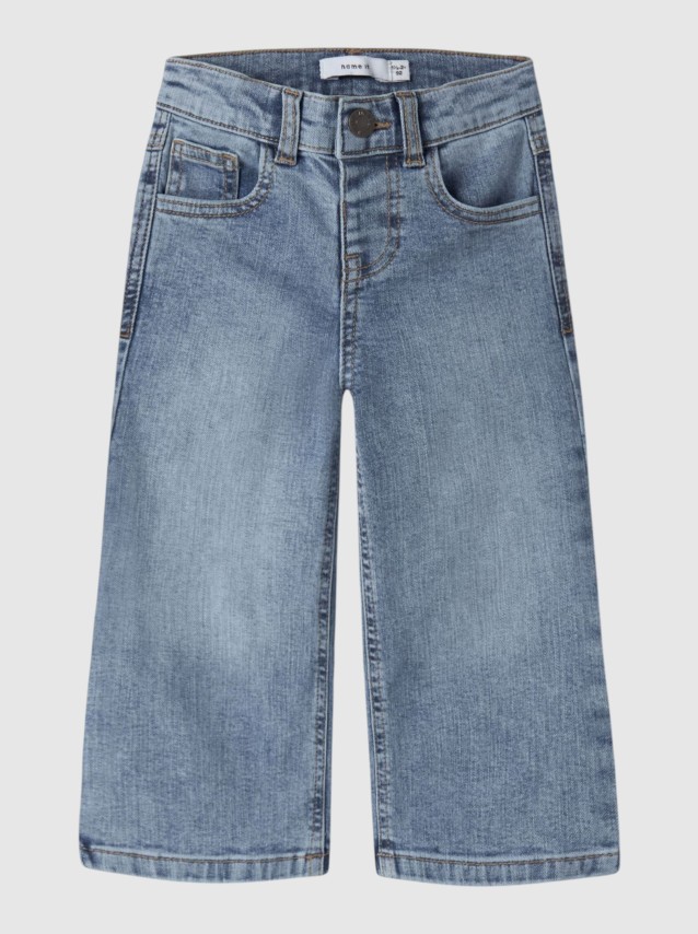 Jeans Name It Menina Nmfrose Wide Jeans 8809-Md Tb