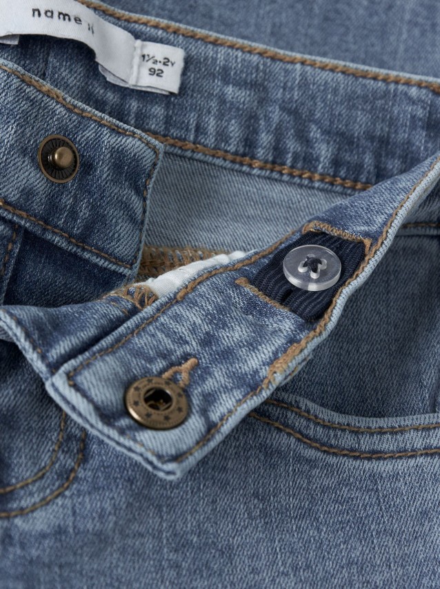 Jeans Name It Menina Nmfrose Wide Jeans 8809-Md Tb