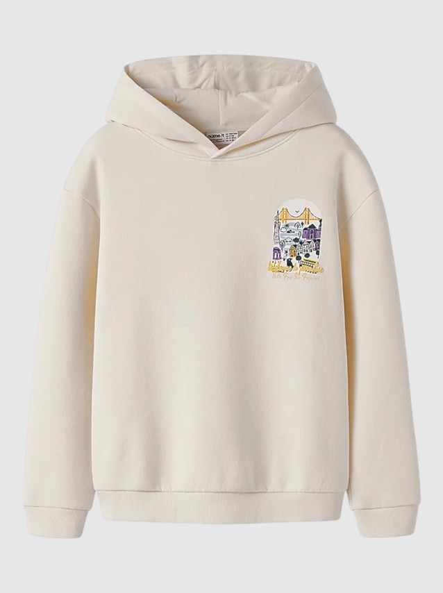 Sweatshirt Name It Menino Nkmnabil Ls Rlx Swe Wh Box Ps