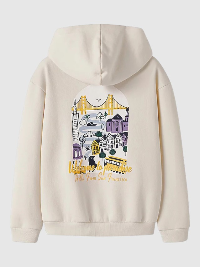 Sweatshirt Name It Menino Nkmnabil Ls Rlx Swe Wh Box Ps