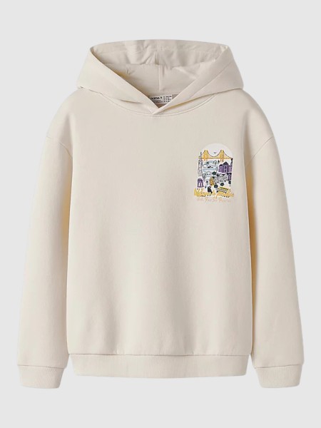 Sweatshirt Name It Menino Nkmnabil Ls Rlx Swe Wh Box Ps