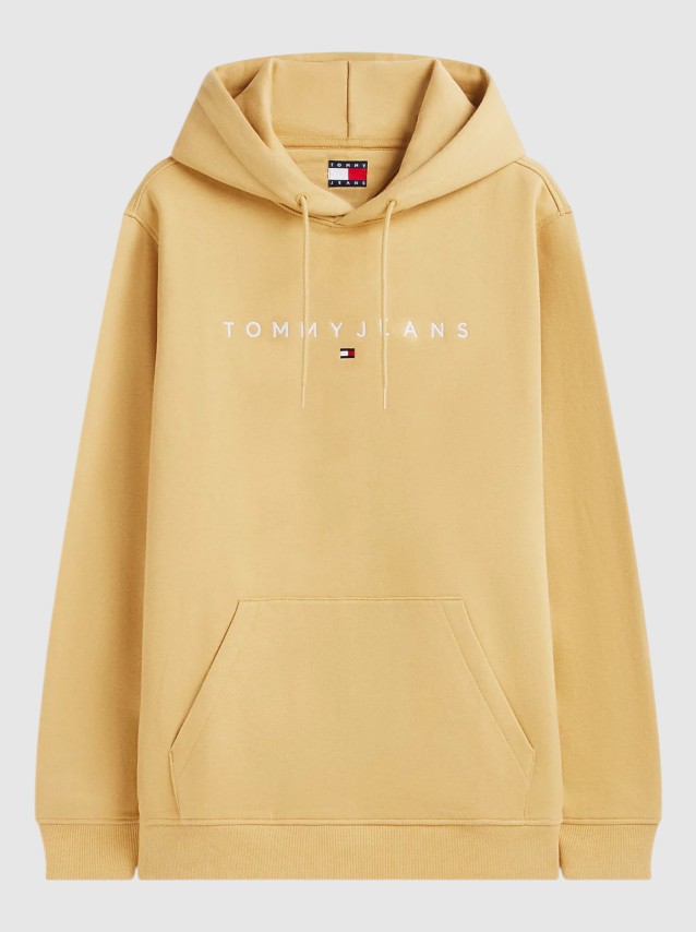 Sweatshirt Tommy Jeans Homem Tjm Reg Linear Logo Hoodie Ext