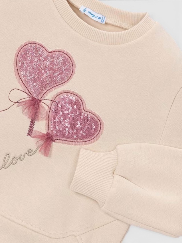 Sweatshirt Mayoral Menina Sweat Aplica��es
