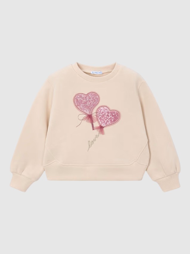 Sweatshirt Mayoral Menina Sweat Aplicações