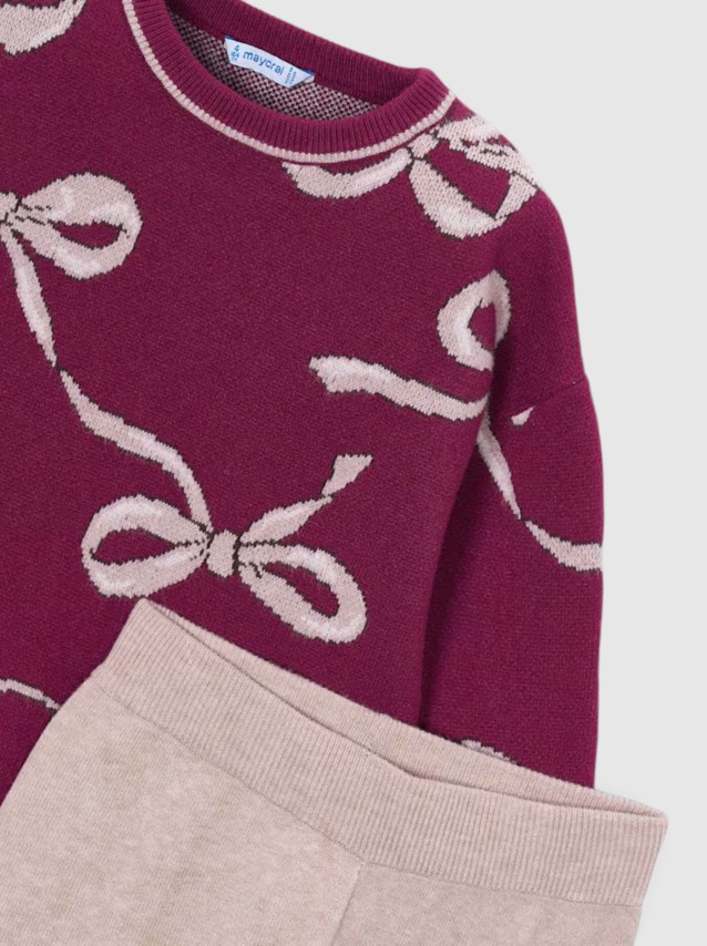 2 Pe�as Mayoral Menina Conj. Cal�a Tricot