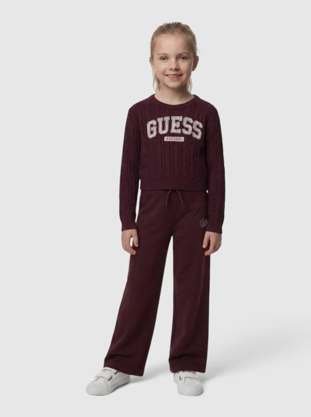 Camisola Guess Menina Crop Ls Sweater