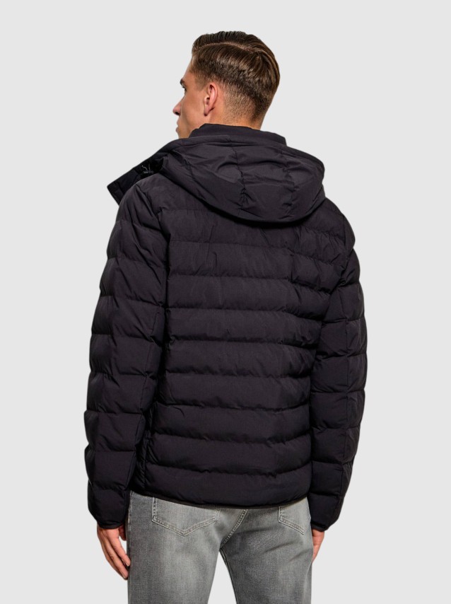 Kispo Calvin Klein Homem Ls Ltwt Nylon Hooded Puffer Jkt