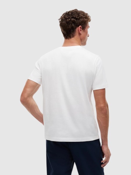 T-Shirt Tommy Hilfiger Homem Script Stack Regular Tee