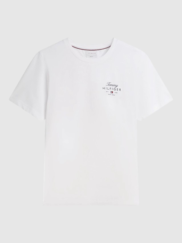 T-Shirt Tommy Hilfiger Homem Script Stack Regular Tee