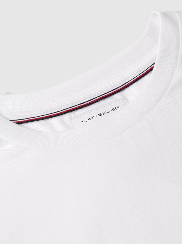 T-Shirt Tommy Hilfiger Homem Script Stack Regular Tee