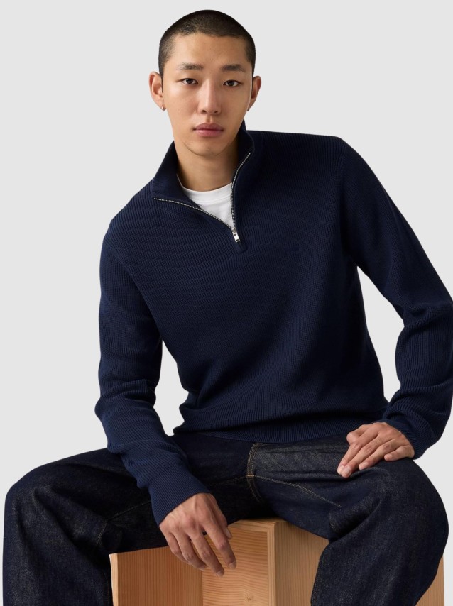 Camisola Levis Homem 2Lightweight Hm Quarter Zip Blues