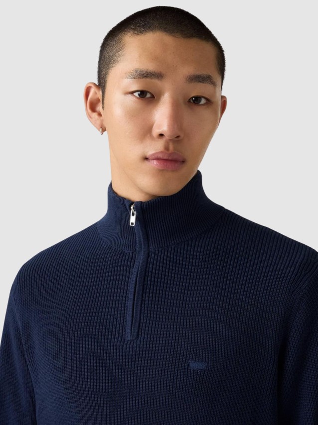 Camisola Levis Homem 2Lightweight Hm Quarter Zip Blues