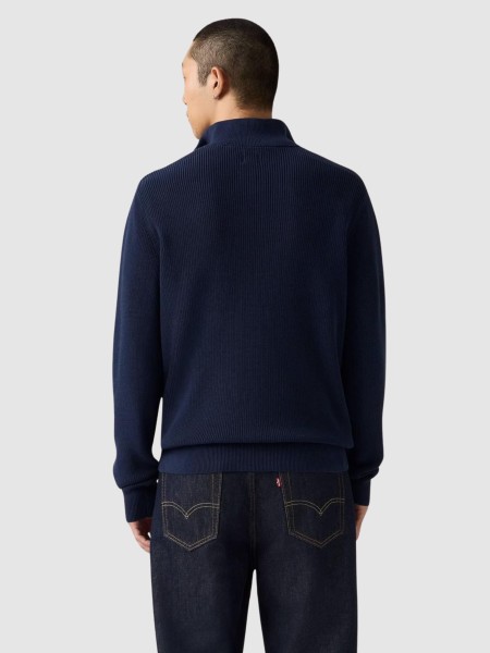 Camisola Levis Homem 2Lightweight Hm Quarter Zip Blues Camisola Levis Homem 2Lightweight Hm Quarter Zip Blues