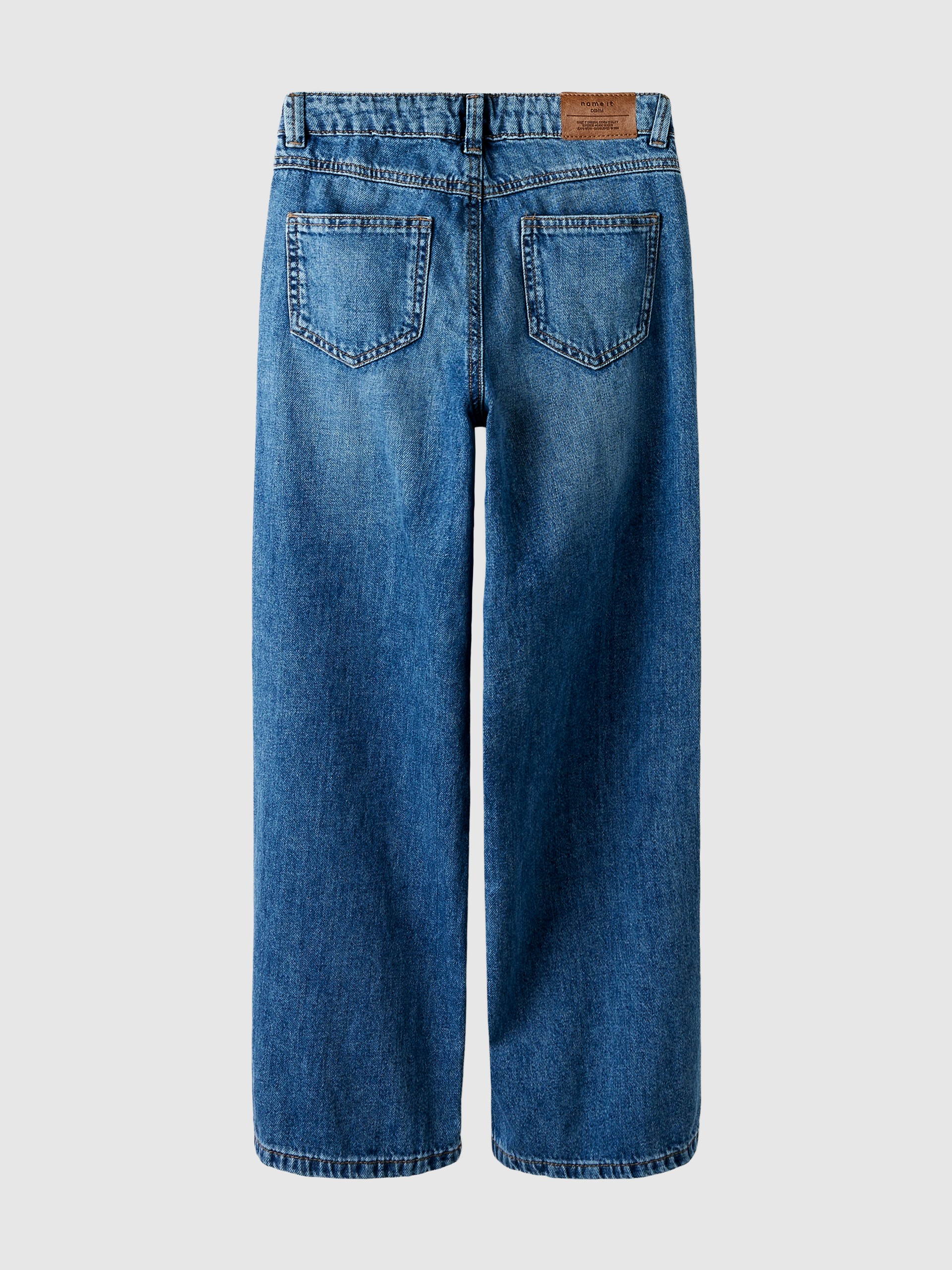 Jeans Name It Menina Nkfrose Hw Wide Jeans Destr 1411-Be Noos