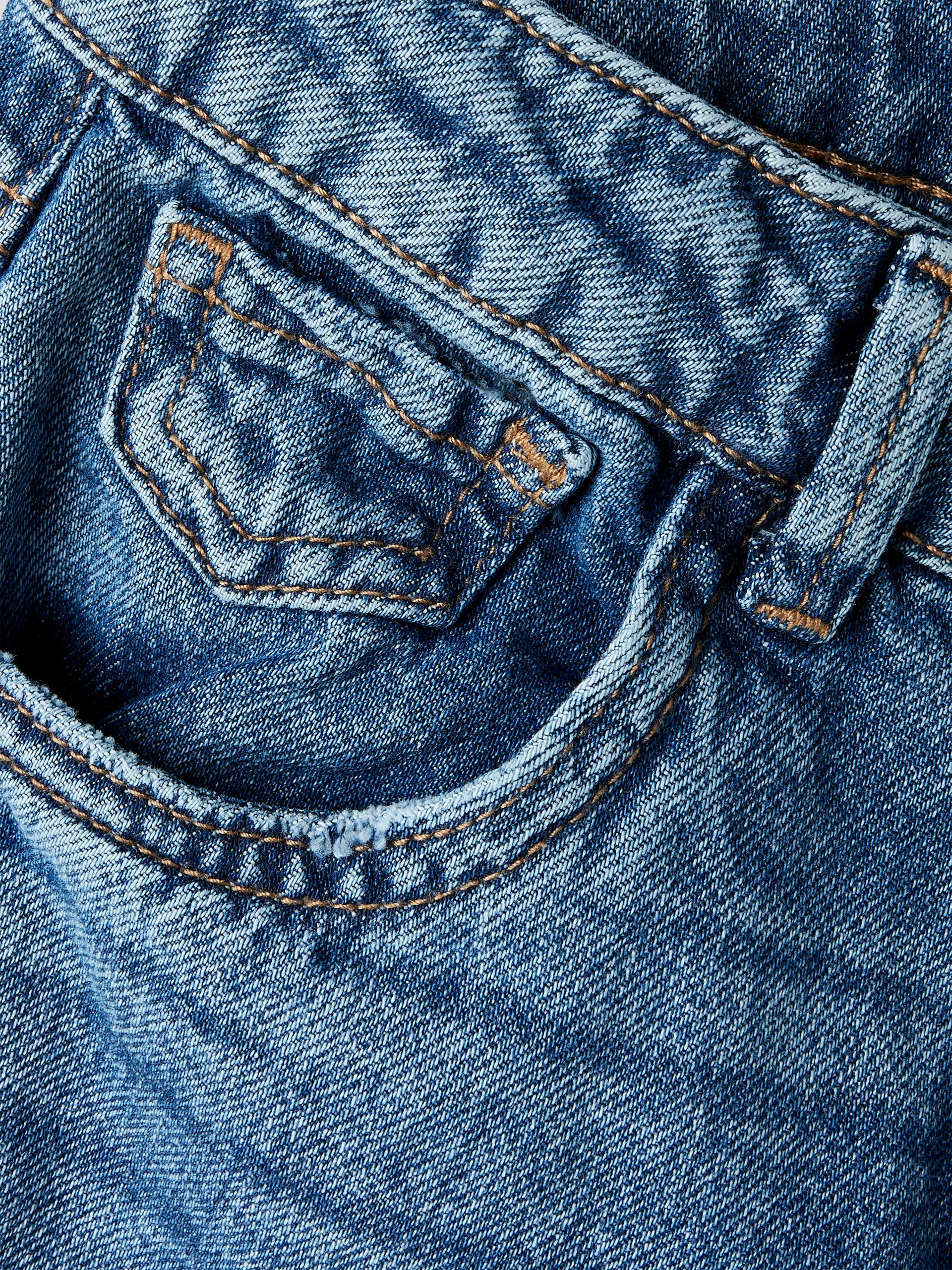 Jeans Name It Menina Nkfrose Hw Wide Jeans Destr 1411-Be Noos