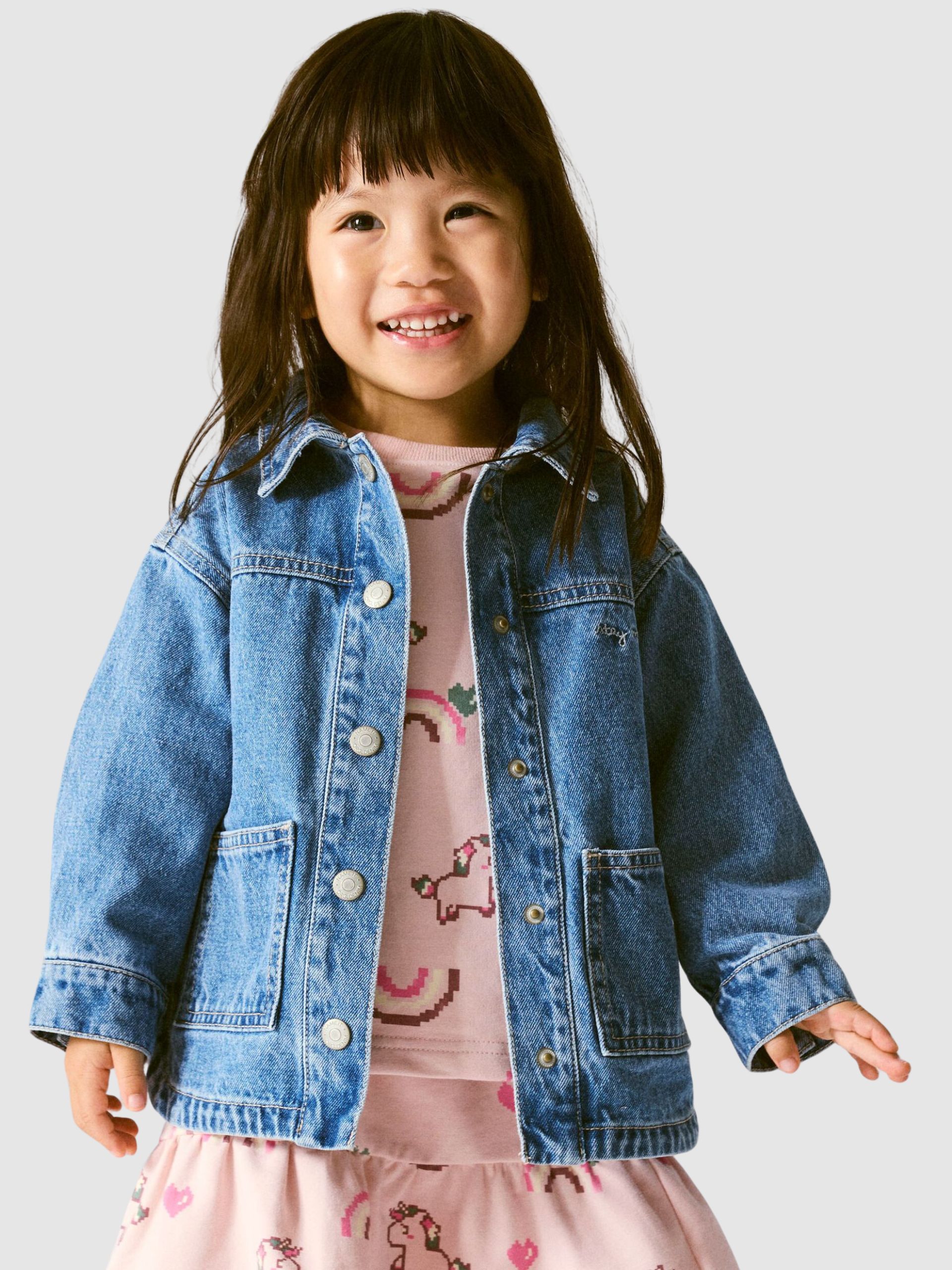 Casaco Name It Menina Nmfluna Glitter Dnm Jacket 4577-Im L