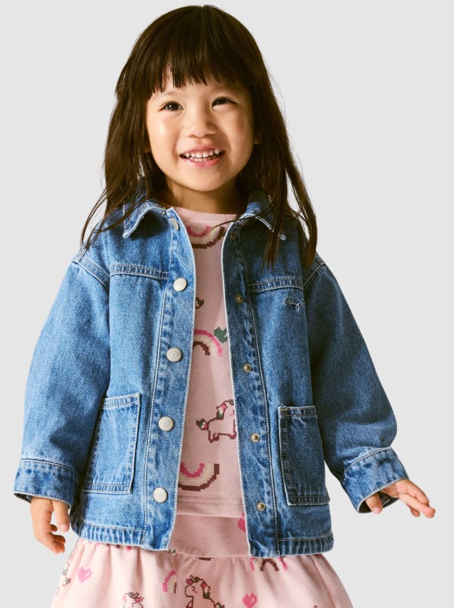 Casaco Name It Menina Nmfluna Glitter Dnm Jacket 4577-Im L