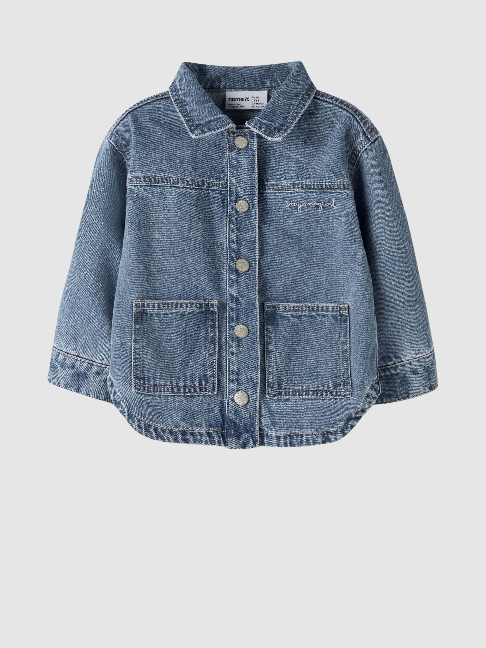 Casaco Name It Menina Nmfluna Glitter Dnm Jacket 4577-Im L