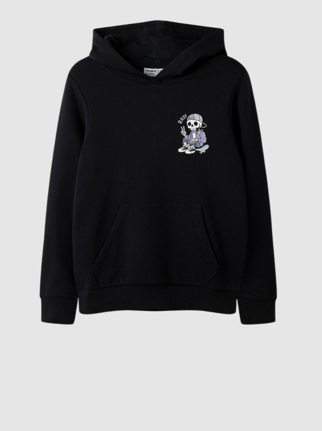 Sweatshirt Name It Menino Nkmlasse Ls Swe Wh Bru Box Ps