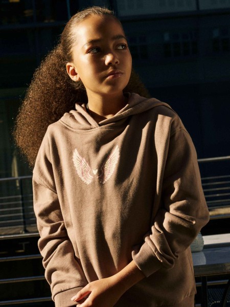 Sweatshirt Name It Menina Nkflotuse Ls Rlx Sweat Wh Bru Sweatshirt Name It Menina Nkflotuse Ls Rlx Sweat Wh Bru