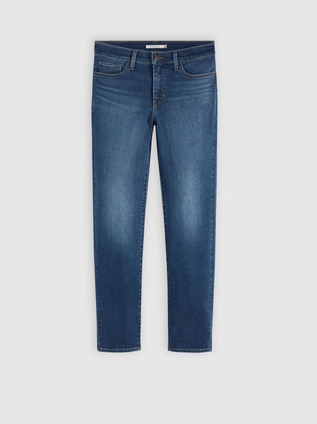 Jeans Levis Mulher 312 Shaping Slim Dark Indigo - Worn In