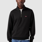 Camisola Levis Homem Original Hm 1/4 Zip Blacks
