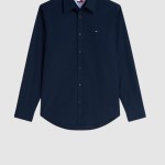 Camisa Tommy Jeans Homem Tjm Reg Poplin Shirt
