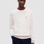 Camisola Tommy Jeans Homem Tjm Reg Cable Knit Sweater
