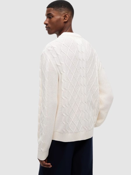 Camisola Tommy Jeans Homem Tjm Reg Cable Knit Sweater Camisola Tommy Jeans Homem Tjm Reg Cable Knit Sweater