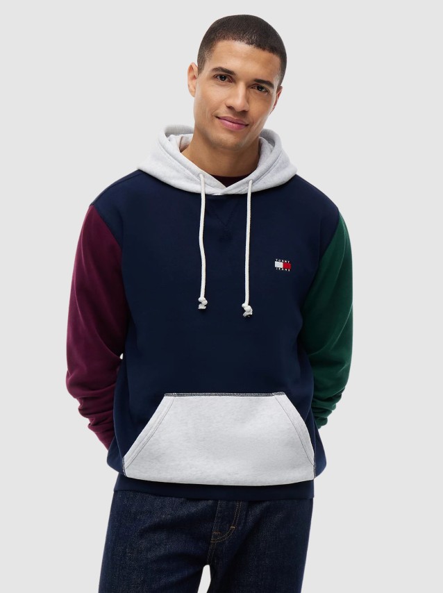 Sweatshirt Tommy Jeans Homem Tjm Reg Badge Hoodie Ext