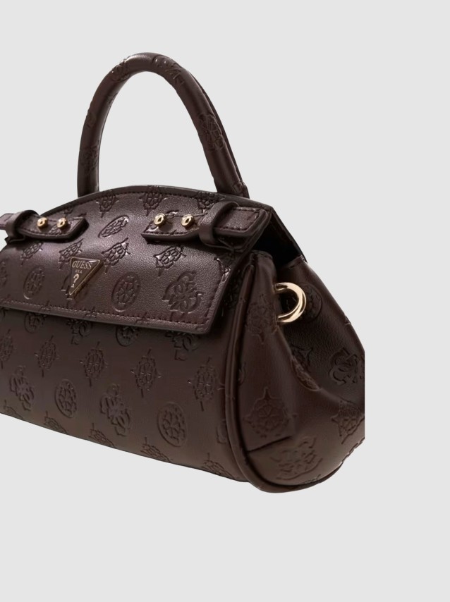 Carteira Guess Mulher Diana Mini Top Handle Flap