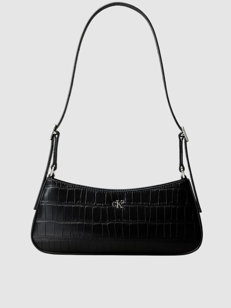 Mala Calvin Klein Mulher Ck Croc Small Shoulder Bag Mala Calvin Klein Mulher Ck Croc Small Shoulder Bag