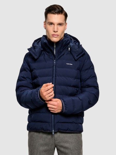 Kispo Calvin Klein Homem Ls Ltwt Nylon Hooded Puffer Jkt Kispo Calvin Klein Homem Ls Ltwt Nylon Hooded Puffer Jkt