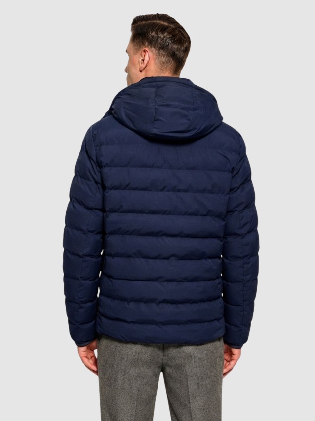 Kispo Calvin Klein Homem Ls Ltwt Nylon Hooded Puffer Jkt