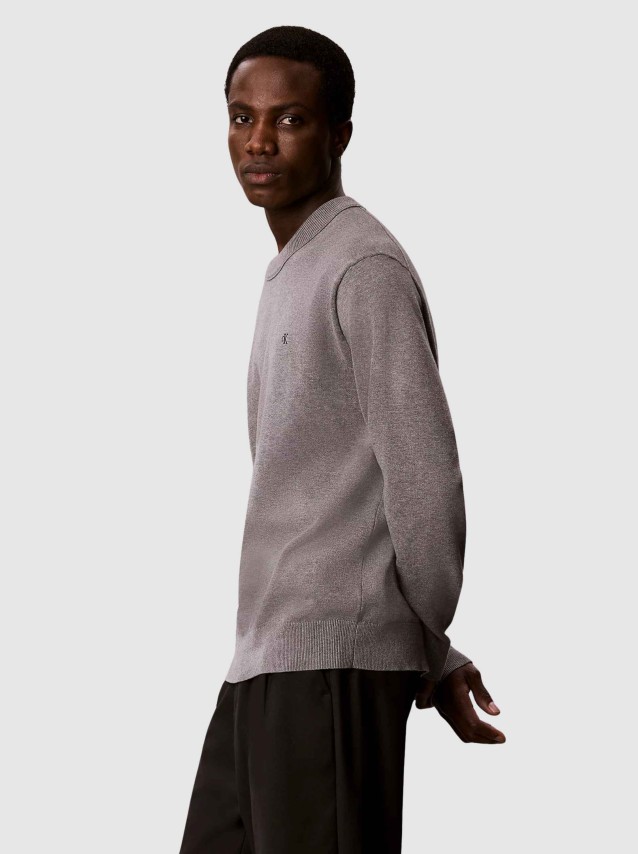 Camisola Calvin Klein  Homem Ls Eu Clsc Cttn Crwnk Swtr 12Gg