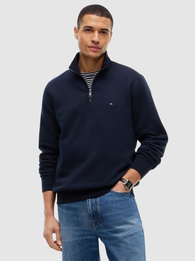 Polo Tommy Hilfiger Homem Essential Fleece 1/4 Zip