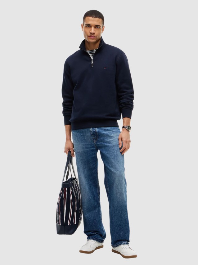 Polo Tommy Hilfiger Homem Essential Fleece 1/4 Zip