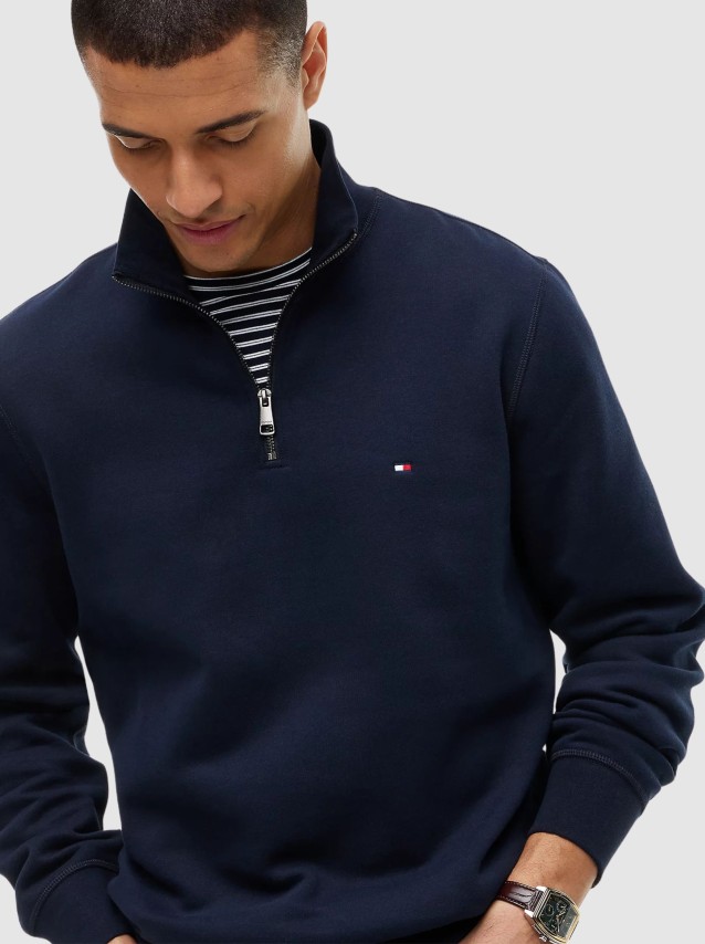 Polo Tommy Hilfiger Homem Essential Fleece 1/4 Zip