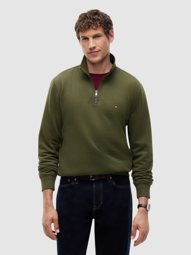 Polo Tommy Hilfiger Homem Essential Fleece 1/4 Zip