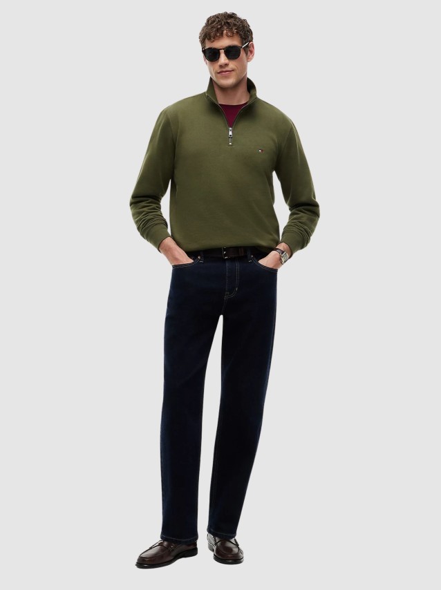 Polo Tommy Hilfiger Homem Essential Fleece 1/4 Zip