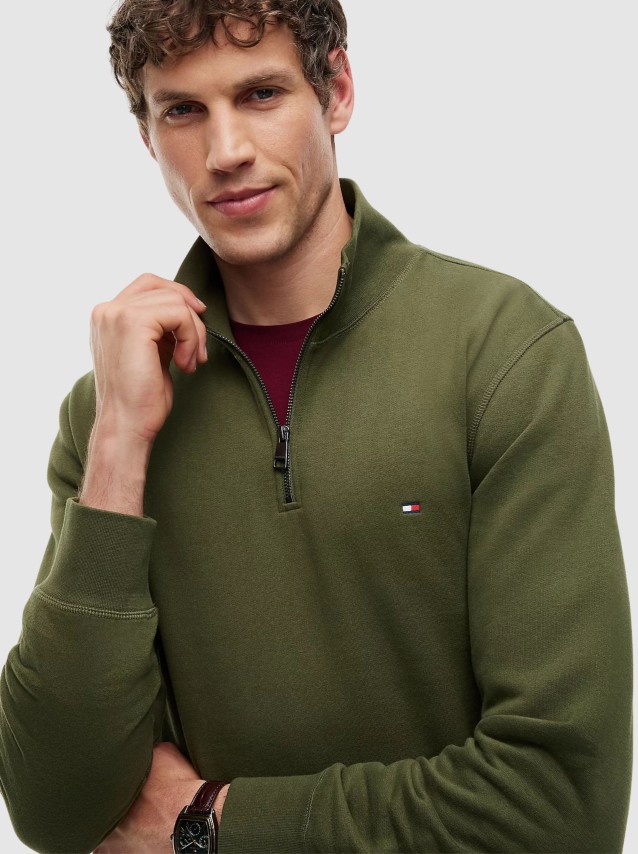 Polo Tommy Hilfiger Homem Essential Fleece 1/4 Zip
