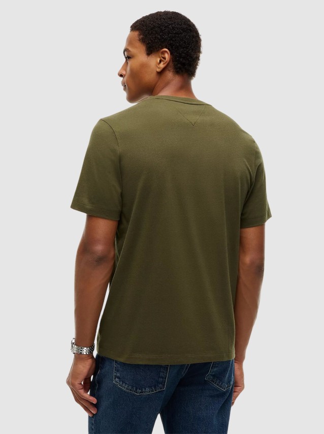 T-Shirt Tommy Hilfiger Homem Ess Seasonal Reg Fit Solid Tee