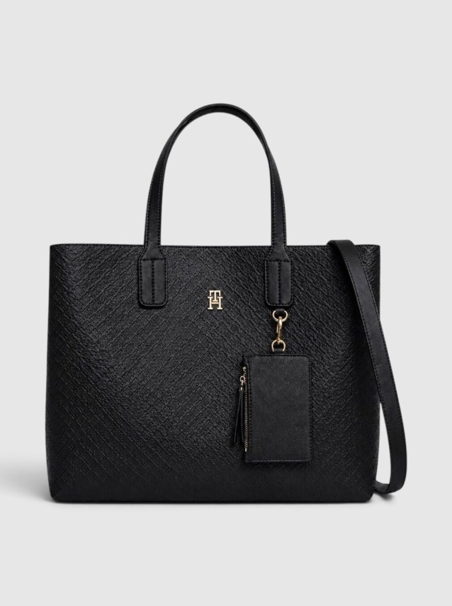 Mala Tommy Hilfiger Mulher Th Icon Satchel Mono