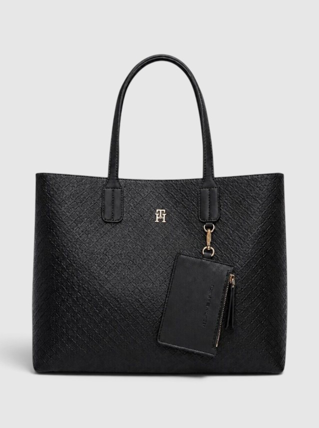 Mala Tommy Hilfiger Mulher Th Icon Satchel Mono