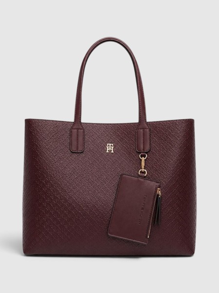 Mala Tommy Hilfiger Mulher Th Icon Satchel Mono