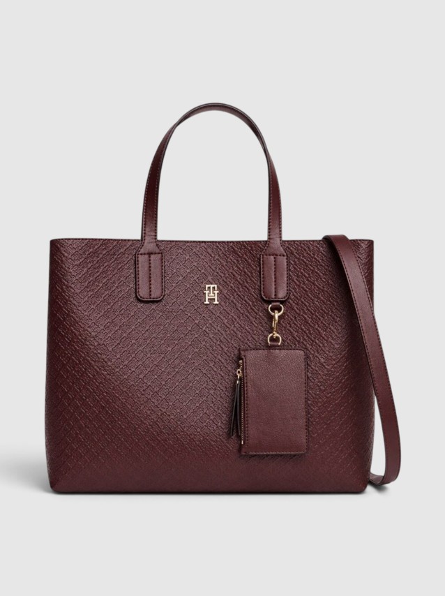 Mala Tommy Hilfiger Mulher Th Icon Satchel Mono