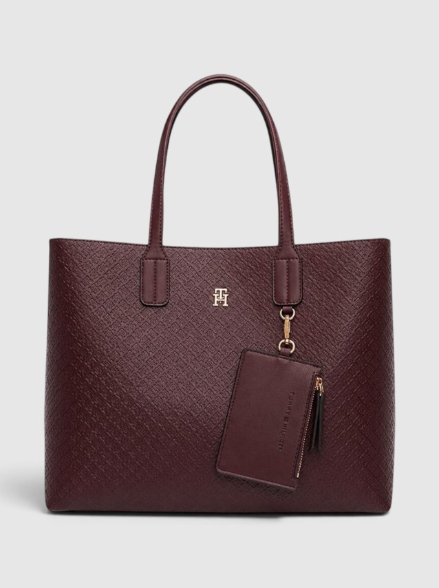Mala Tommy Hilfiger Mulher Th Icon Satchel Mono